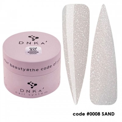 Аcryl Gel DNKa 30 ml no.0008 Sand (jar)