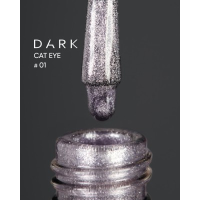 Dark gel polish Cat Eye 01 10 ml