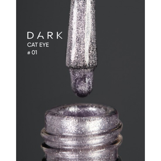 Dark gel polish Cat Eye 01 10 ml
