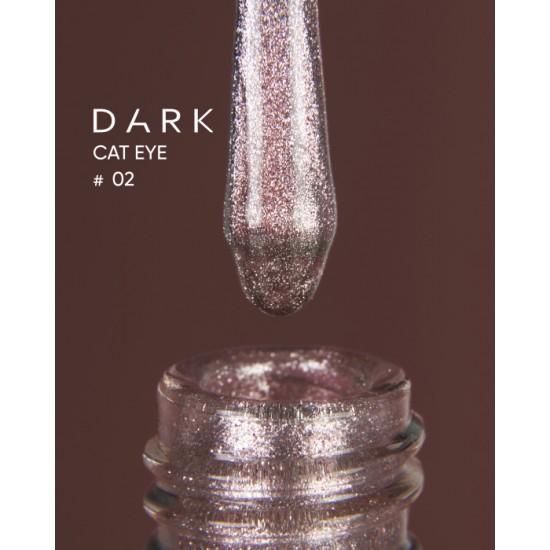 Dark gel polish Cat Eye 02 10 ml