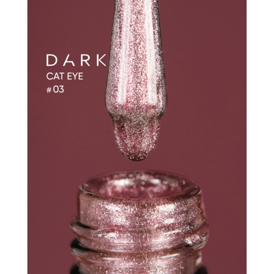 Dark gel polish Cat Eye 03 10 ml