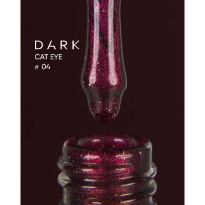 Dark gel polish Cat Eye 04 10 ml