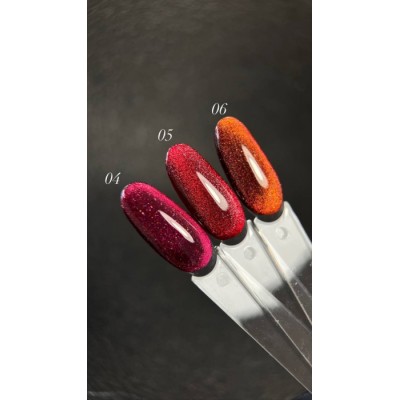 Dark gel polish Cat Eye 04 10 ml