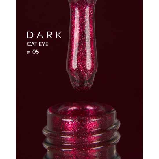 Dark gel polish Cat Eye 05 10 ml