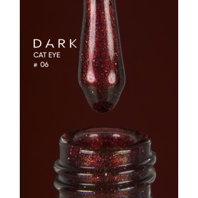 Dark gel polish Cat Eye 06 10 ml