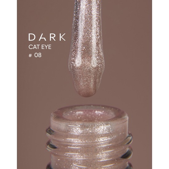 Dark gel polish Cat Eye 08 10 ml