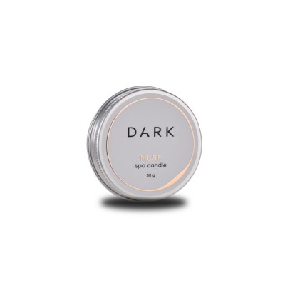 Dark spa candle MUSE 30 gr