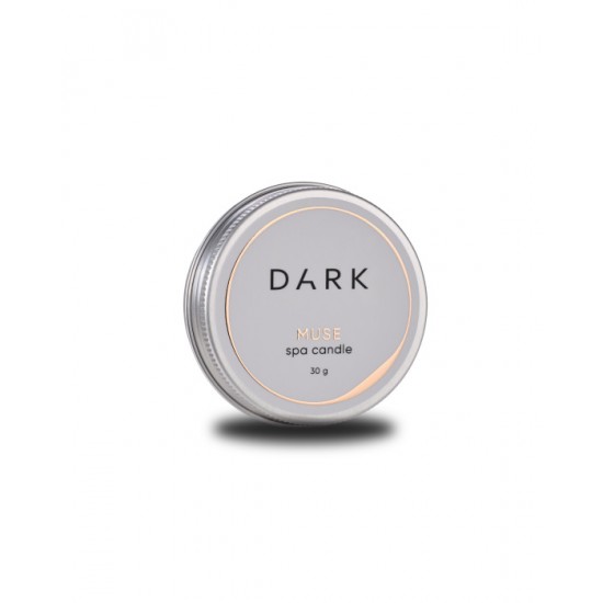 Dark spa candle MUSE 30 gr