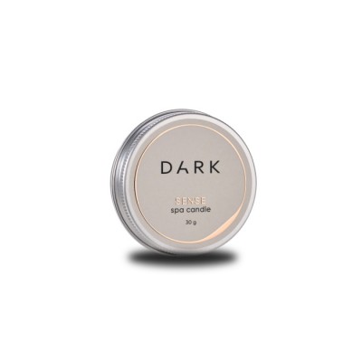 Dark spa candle SENSE 30 gr