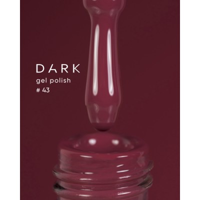 Dark gel polish 43 10 ml