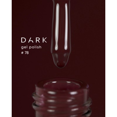 Dark gel polish 78 10 ml