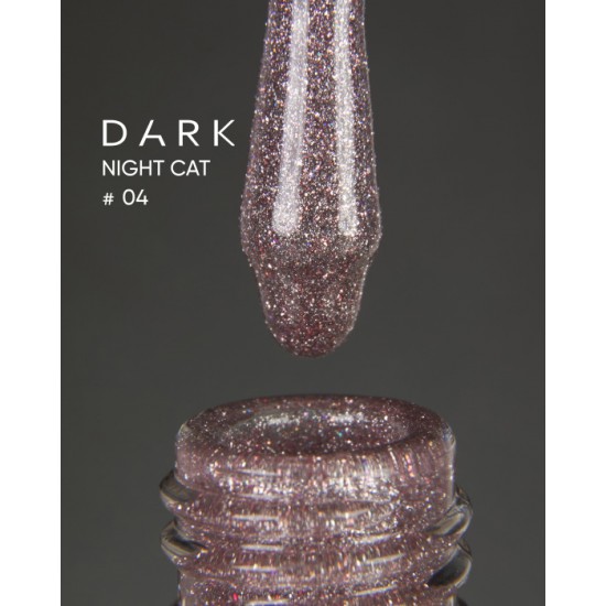 Dark gel polish Night Cat 04 10 ml