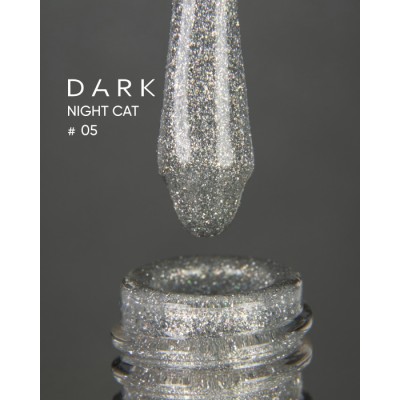 Dark gel polish Night Cat 05 10 ml