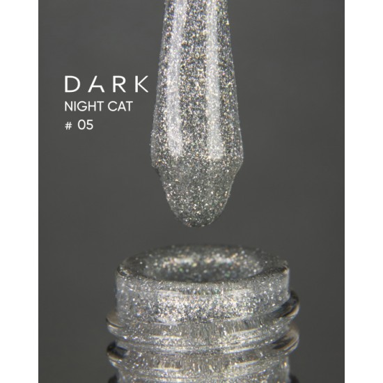 Dark gel polish Night Cat 05 10 ml