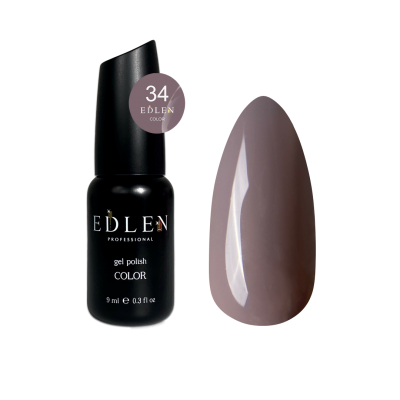 Gel polish Edlen Color 9 ml no.034