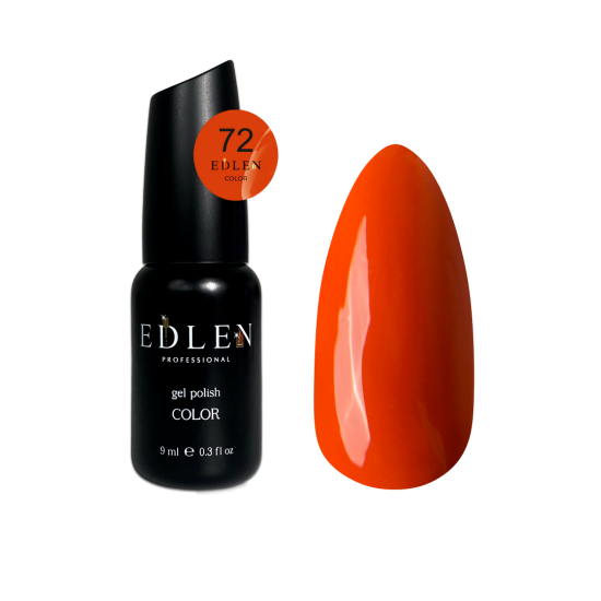 Gel polish Edlen Color 9 ml no.072