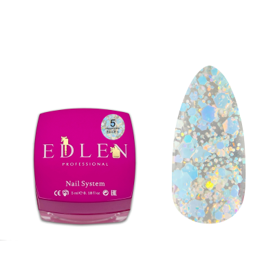 Gel polish Confetti Glitter Edlen 5 ml no.05