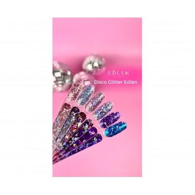 Gel polish Disco Glitter Edlen 5 ml no.01