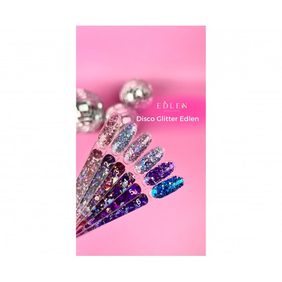 Gel polish Disco Glitter Edlen 5 ml no.01