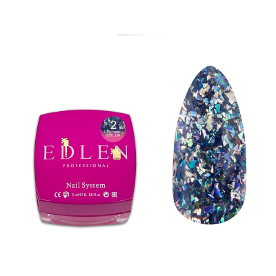 Gel polish Disco Glitter Edlen 5 ml no.02
