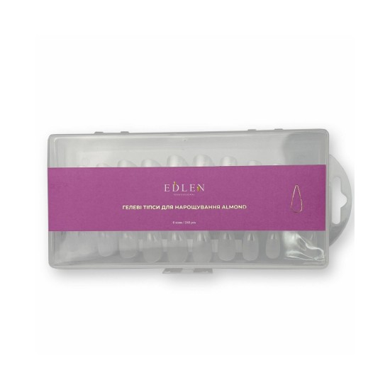 Gel tips for building Almond Edlen (almonds) 240 pcs