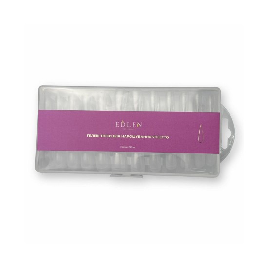 Gel tips for extension Stiletto Edlen (stilettos) 240 pcs