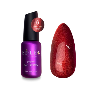 Gel polish Sparkle cat Edlen 9 ml no.6