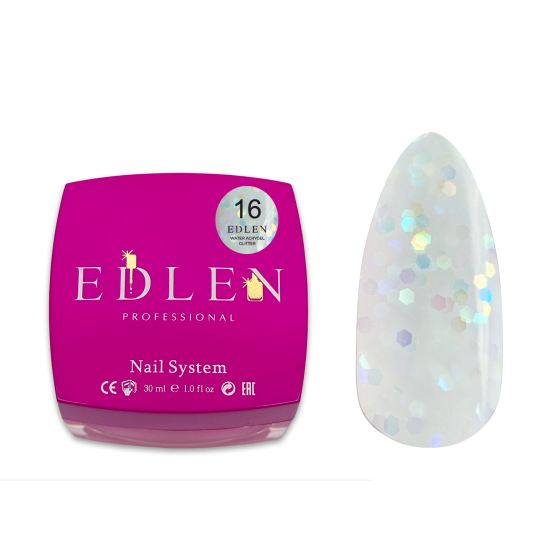 Water Acrygel Glitter Edlen 30 ml no.16