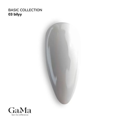 Gel polish Basic 003 white 15 ml GAMA