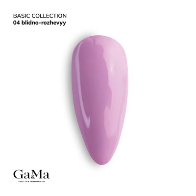 Gel polish Basic 004 pale pink 10 ml GAMA
