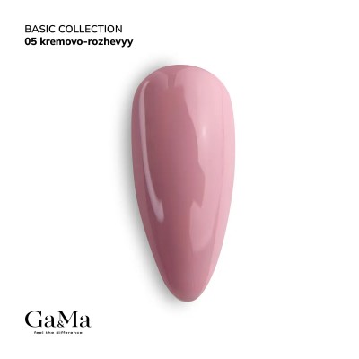 Gel polish Basic 005 cream-pink 10 ml GAMA
