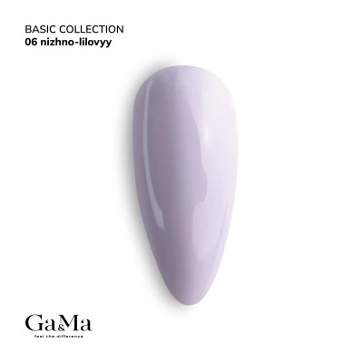Gel polish Basic 006 light purple 10 ml GAMA
