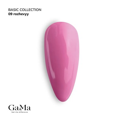 Gel polish Basic 009 pink 10 ml GAMA