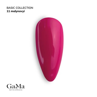 Gel polish Basic 011 raspberry 10 ml GAMA