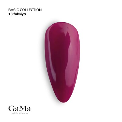 Gel polish Basic 013 fuchsia 10 ml GAMA