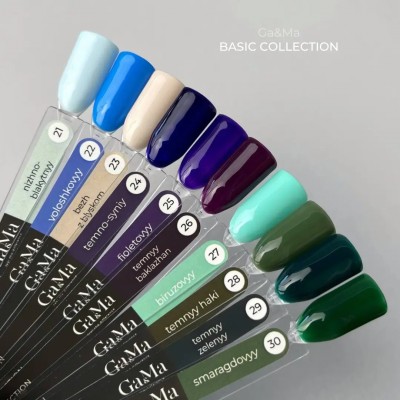 Gel polish Basic 021 soft blue 10 ml GAMA
