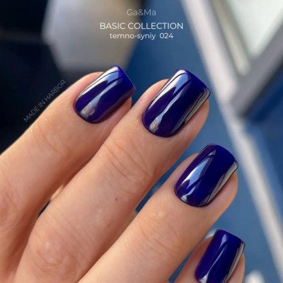 Gel polish Basic 024 dark blue 10 ml GAMA