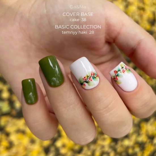 Gel polish Basic 028 dark khaki 10 ml GAMA
