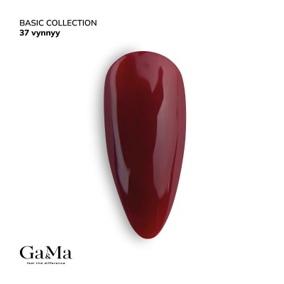 Gel polish Basic 037 wine 10 ml GAMA