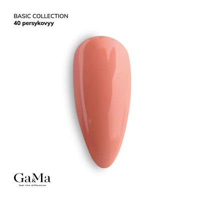 Gel polish Basic 040 peach 10 ml GAMA