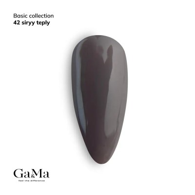 Gel polish Basic 042 warm gray 10 ml GAMA