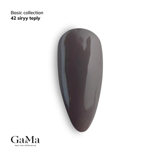 Gel polish Basic 042 warm gray 10 ml GAMA