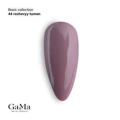 Gel polish Basic 044 pink fog 10 ml GAMA