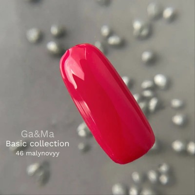 Gel polish Basic 046 crimson-red 10 ml GAMA