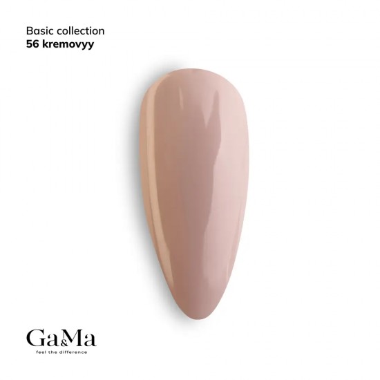 Gel polish Basic 056 cream 10 ml GAMA