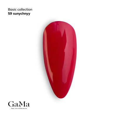 Gel polish Basic 058 cherry 10 ml GAMA