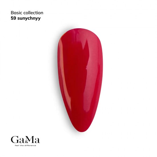Gel polish Basic 058 cherry 10 ml GAMA
