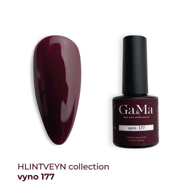 Gel polish Mulled wine 177 wine 10 ml GAMA