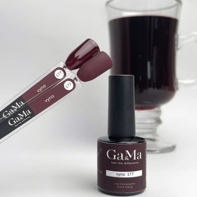 Gel polish Mulled wine 177 wine 10 ml GAMA