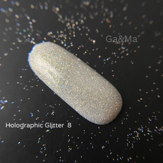 Gel polish Holographic glitter 008 10 ml GAMA
